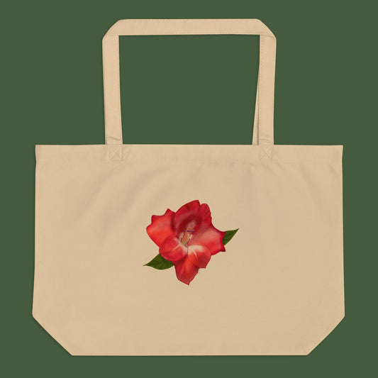 Glad Large organic tote bag