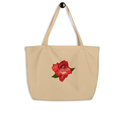 Glad Large organic tote bag