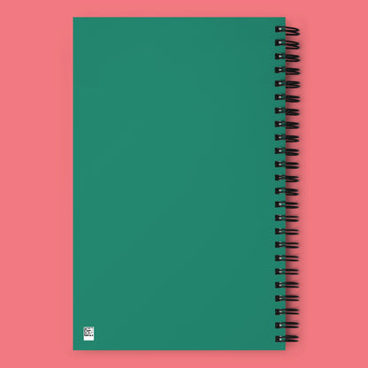 Daisy green Spiral notebook