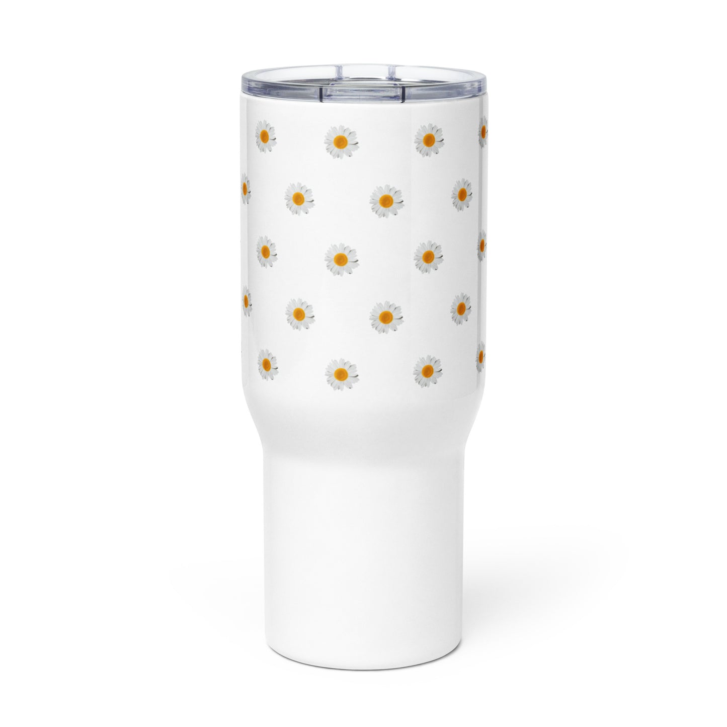 Daisy travel mug with handle